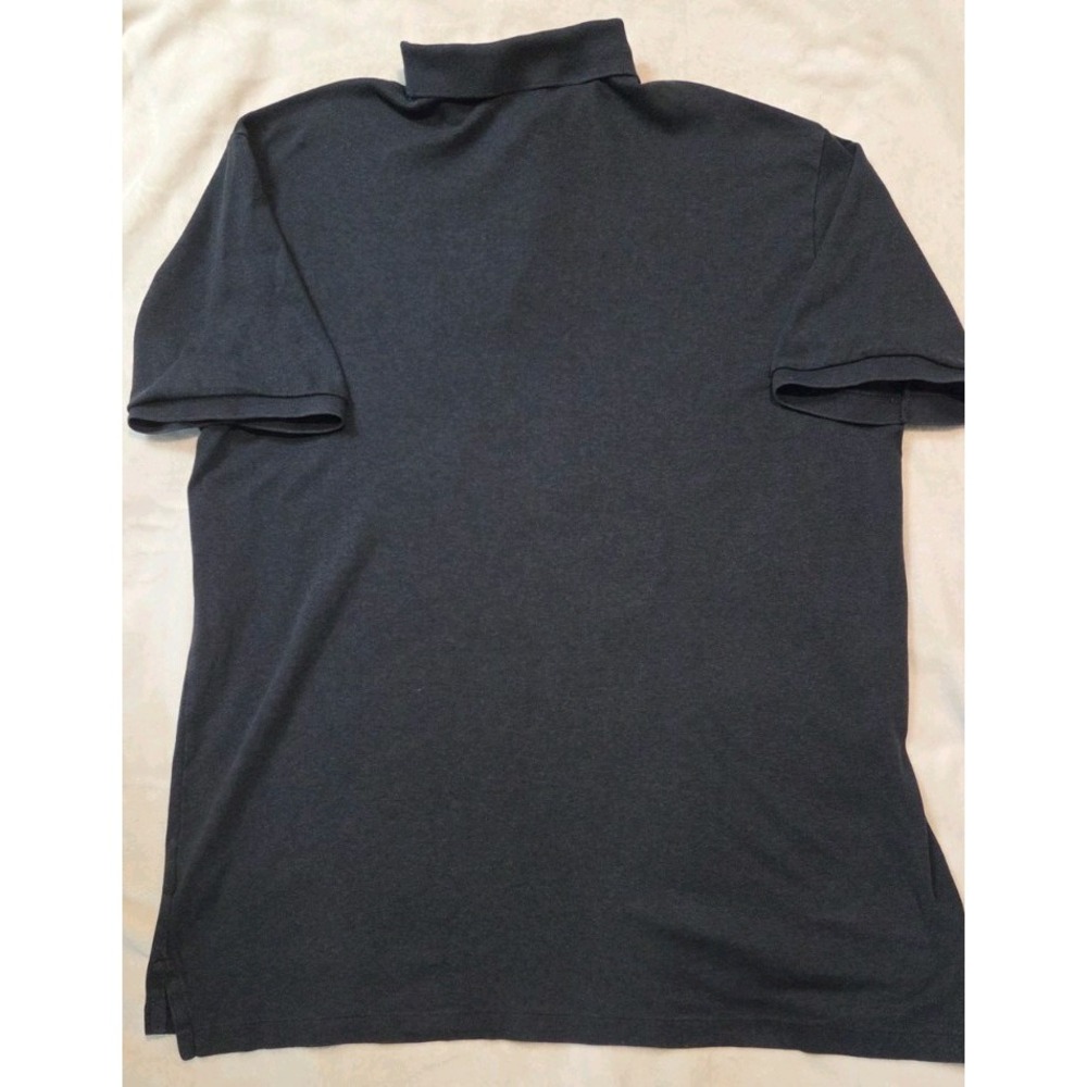 POLO RALPH LAUREN MENS SHORT SLEEVE DARK GRAY POLO SIZE XLT - Picture 4 of 5